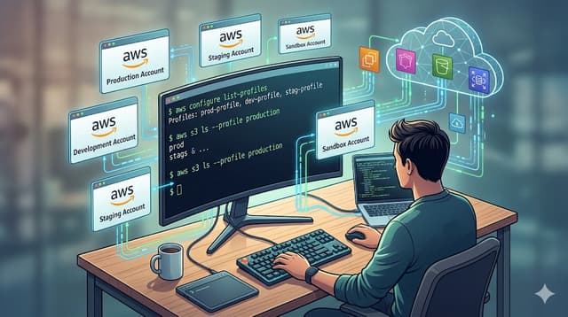 AWS CLI: Hướng dẫn cấu hình & chuyển đổi nhiều tài khoản