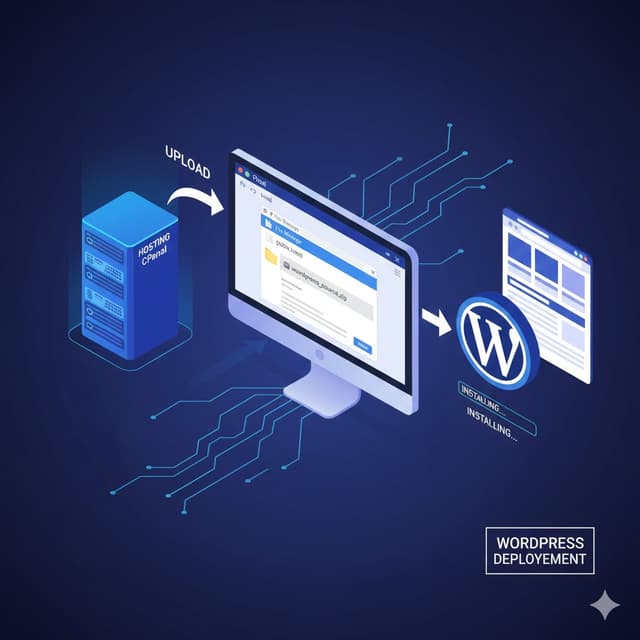 Hướng dẫn upload mã nguồn WordPress website lên hosting Cpanel