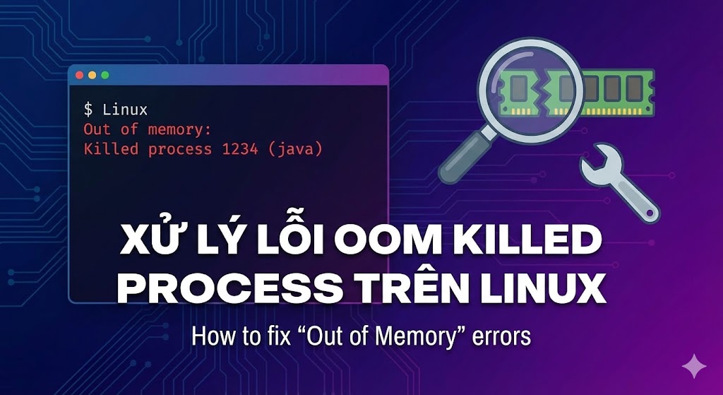 Xử lý lỗi OOM Killed Process trên Linux