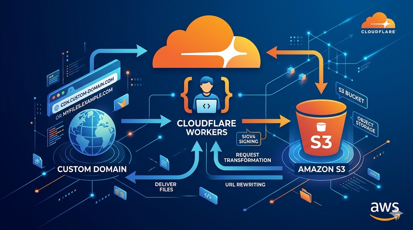 Cấu Hình Tên Miền Riêng S3 Storage Bằng Cloudflare Workers